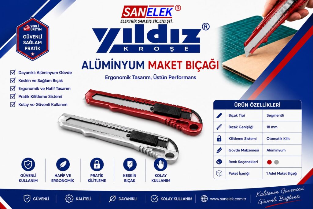 Alüminyum Maket Bıçağı Toptan ve Perakende Satış