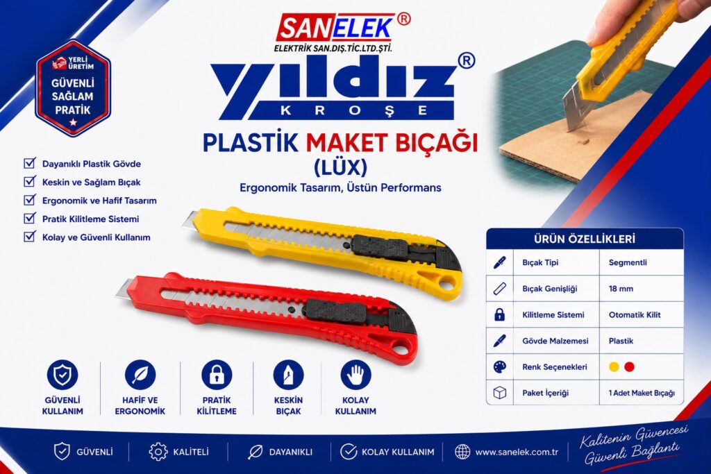 Plastik Maket Bıçağı (LÜX) Toptan ve Perakende Satış